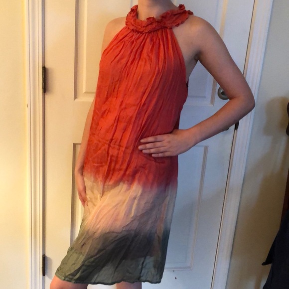 M M COUTURES SILK DRESS - Picture 4 of 6